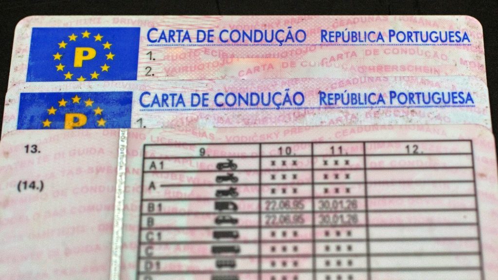 Categorias de Carta de Condução em Portugal